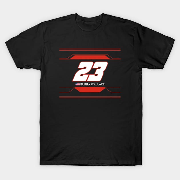 Bubba Wallace #23 2023 NASCAR Design T-Shirt by AR Designs 